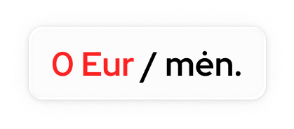 Jokio mėnesinio mokesčio