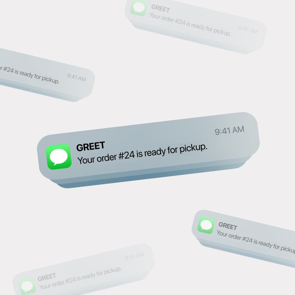 Pickup message in SMS