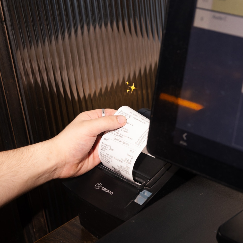 order goes to the POS system